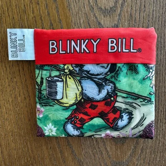 NWOT Blinky Bill Reusable Foldable Shopping Bag Iconic Australian Koala Rare - Picture 1 of 2